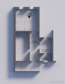 Pronájem pokoje, ulice Veveří, centrum, 30 m2 - 8