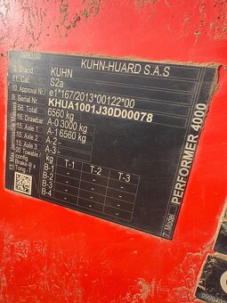 Kuhn Performer 4000 Top Stav - 8