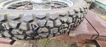 Zadní kolo jawa 90 s PNEU BARUM ENDURO 3.5 - 18 M13B - 8