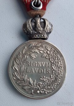 RU Stříbrná signum laudis FJI - 8