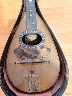 Stará italská mandolína A. Monzino - 8