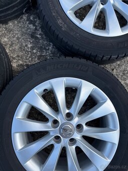 Alu kola Opel 5x110 R16 včetně pneu – originální disky - 8