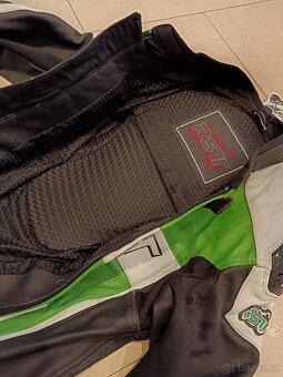 RST-Pánská kožená moto kombinéza, jednodílná - 8