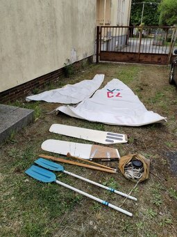 Dřevěná plachetnice VAURIEN s motorem - veterán - 8