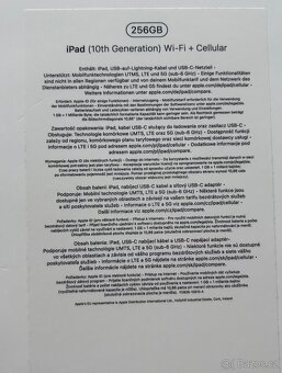 iPad 256 (10th gen) Wi-Fi + Cellular + Keyboard - 8