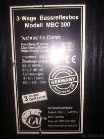 Reprobedny 2x CAT MBC 300, AQ Labrador 165, SONY SW - 8