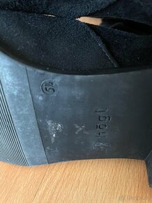 Černé textilní kozačky nad koleno Högl - 8