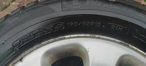 Kola 15, 4x hliník PEUGEOT,CITROEN ,zimní pneu 195/65R15 - 8