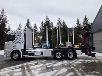 Scania R580 V8 do drewna lesovuz - 8