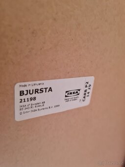 IKEA stůl Bjursta masiv + dýha - 8