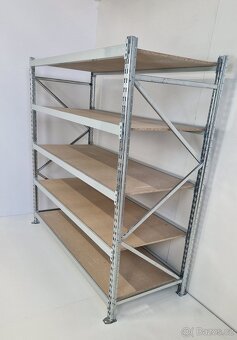 Průmyslový policový regál – pevný a kvalitní. - 8
