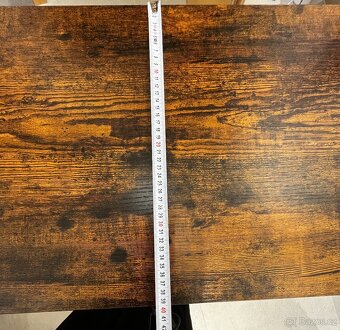 Stolek odkládací na nožkách hnědá/černá - 8