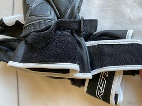 Motocyklové Rukavice RST Fulcrum černá- bílá - 8