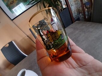 Malá retro sběratelská sklenička Konopiště - 8