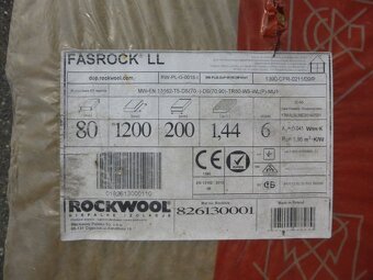 Izolace Rockwool Fasrock LL - lamelová deska - 8