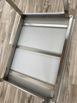 Přístěnný nerezový stůl 2 police, různé míry - 8