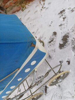 RETRO - kočárek pro panenky - 8