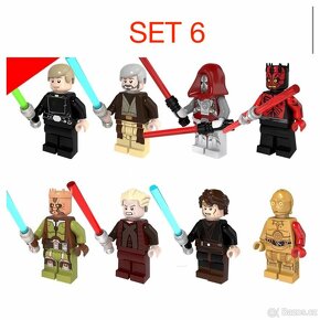 Rôzne figúrky Star Wars 1 (8ks) typ lego - nové - 8