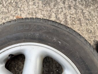 15" originál Renault - 4x100 - 185/65/15 - vzorek 7mm - 8