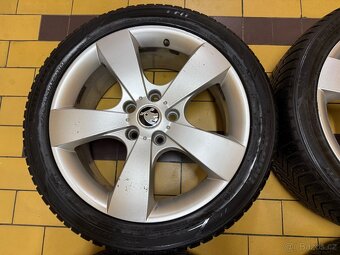 Alu kola 5x112 r18 nové zimní pneu - 8