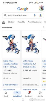 Little Tikes tříkolka 4v1 – červená, nová, sleva z 2700 Kč - 8
