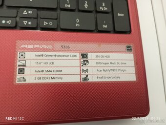 Notebook Acer aspire 5336 na ND - 8