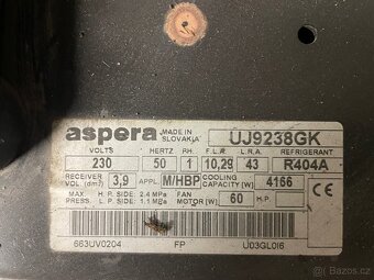 Chladicí jednotky Aspera 2kusy a 2 kompresorové jednozky - 8