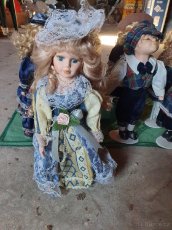 Panenky s porcelánovou hlavou kočárky - 8