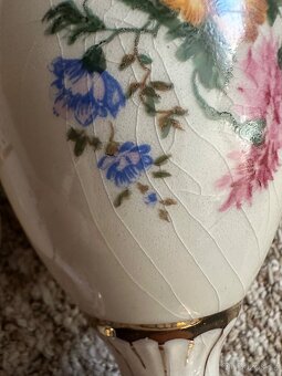 Růžový porcelán, porcelánová sada - 8