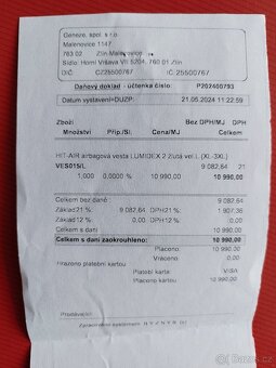 Airbagová vesta Hit-Air Lumidex 2 vel.L (XL-3XL) - 8