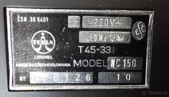 Starý starožitný gramofon Tesla Jihlava - 8
