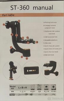 Hlava Stativu ST-360 - 8