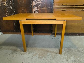 Retro jídelní rozkládací stůl - Brusel 70. léta - 8