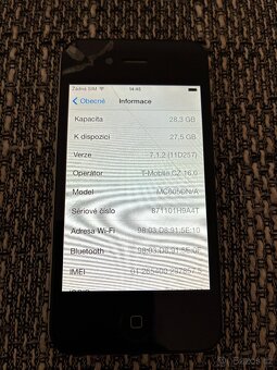 Apple iPhone 4 32GB černý + druhý na ND - 8
