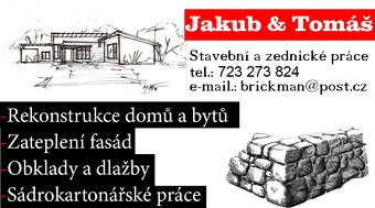 FASÁDY, ZEDNICKÉ A SÁDROKARTONÁŘSKÉ PRÁCE - 8