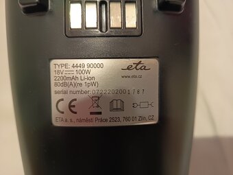 Tyčový vysavač ETA Moneto - 8