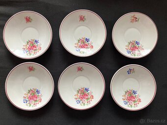 Porcelánový kávový servis, Ditmar Urbach, 6 ks - 8