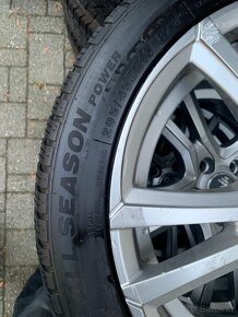 ALU KOLA 5x100 R16 + celoroční pneu 6-7mm Škoda, Seat, VW - 8