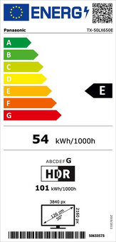 Televize Panasonic 4K LED TX-50LX650E (50" 126 cm) -ZÁNOVNÍ - 8