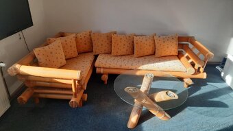 Bambusová sedací souprava s možností i venkovního použití. - 8