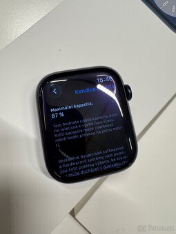 Apple Watch 8 45mm Midnight Blue - Krásný stav - 8