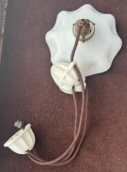 starožitný stahovací lustr lampa-více v inzerátu - 8