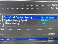 Starý PC DELL, Celeron 1GHz, RAM 192 MB - 8