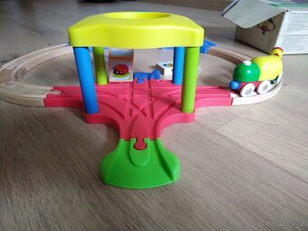 Playtive junior dřevěná dráha a vlak - 8