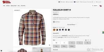 Zánovní outdoorová košile Fjallraven Fjallglim Shirt M - 8
