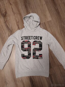 Mikina - vel. 146/152 - C&A, H&M + trička ZDARMA - 8