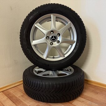 MERCEDES A/B/CLA 5x112 R16 ET44+ZIMNÍ 205/60R16 6,5/6mm - 8
