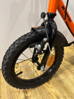Dětské kolo BTWIN Robot 14” + přídavná kolečka + zvonek - 8