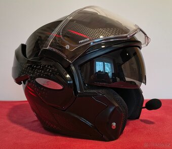 Překlápěcí přilba Scorpion Exo-Tech, vel.S + Interphone Tour - 8