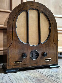 Starožitné rádio Telefunken 33WEa, rok 1930 - 8